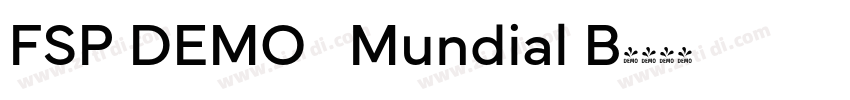 FSP DEMO   Mundial B字体转换